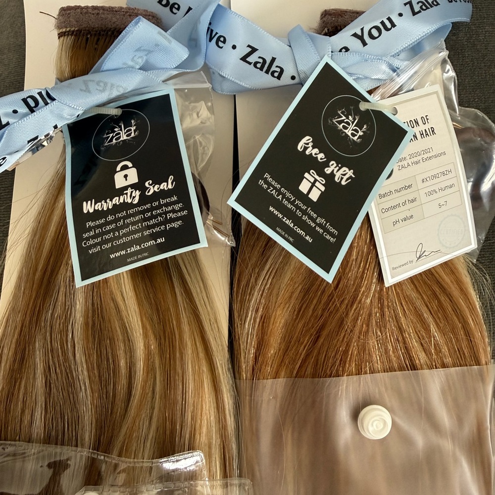 Zala 16” Clip-In Ponytail Hair and 10” Clip-In Ponytail Hair Extensions - Picture 3 of 7